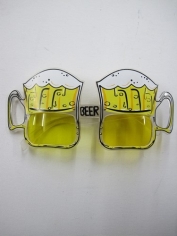 Yellow Beer Novelty Glasses